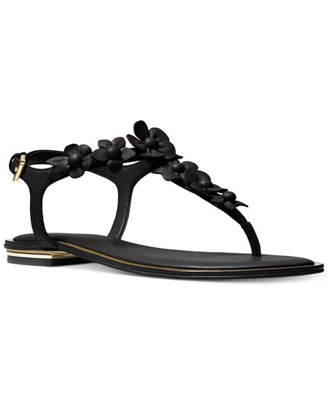 michael michael kors women's tricia flat thong sandals